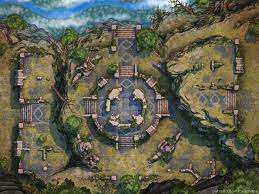 Mountain Temple Ruins 40x30 Tale Maps On Patreon In 2021 Dungeon Maps Fantasy Map Fantasy Landscape