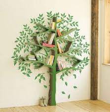 堆糖 美好生活研究所 tree bookshelf ikea kids tree bookcase