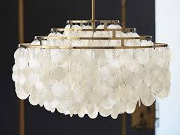 It comes with a black chain to hang it. Direct Indirect Light Mother Of Pearl Pendant Lamp Fun 10dm Brass Verpan Brass Pendant Light Macrame Wall Hanging Pendant Lamp Design