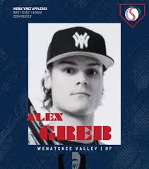 Alex Greb joins us for Opening Day next week after earning First Team  All-NWAC East Region honors this spring for Wenatchee Valley College!  #SoxAreHot