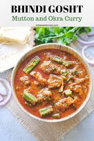 Instant Pot Bhindi Gosht Mutton Curry With Okra Recipe Mutton Recipes Indian Dinner Recipes Indian Food Recipes