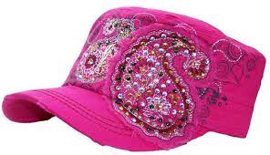 Girl S Pink Hat Bling Hat Bling Cadet Hat Ladies Etsy Pink Hat Pink Girl Cadet Hat