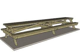 16 Foot Picnic Table Picnic Table Plans Picnic Table Table Plans
