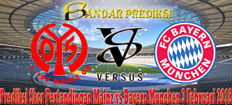 Prediksi Skor Pertandingan Mainz Vs Bayern Munchen 3 Februari 2018 Bayern Mainz Bandar