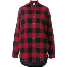 Black And Red Checkered Shirt Vetements Plaid Wool Blend Flannel Shirt 1 140 Liked On Polyvore Featuring Tops Red Checkered Plaid Checkered Shirt Red Checkered Shirt Red Plaid Shirt