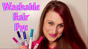 Make Your Own Washable Hair Dye Out Of Crayola Markers This Dye Completely Washes Out In 1 Wash Washable Hair Dye Wash Out Hair Color Diy Hair Dye