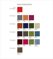 free 6 stool color chart in samples examples templates