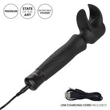 Optimum Power Masturwand Vibrating Stroker - BedRoomJoys.com