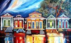 Acrylic New Orleans House Paintings