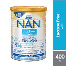 When the lactose is broken down in lactose free milk by lactose, it's broken down into glucose and galactose, both of which are simple sugars. Nestle Nan Lactose Free 400g Alpro Pharmacy