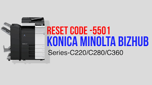 Bizhub c280 all in one printer pdf manual download. Konica Minolta Bizhub C220 C280 C360 Error Code 5501 Youtube