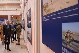 Ambassador Hans Klemm At The Nato Exhibit We Stand Together Romania And The United States 15 Years In Nato U S Embassy In Romania