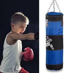 Sacco da Boxe, Sacco da Boxe Fitness Sacco di Sabbia da Boxe in Tessuto di  Seta CR Facile da riempire per i Bambini per liberare Vigore(80 cm Vuoto,  ...