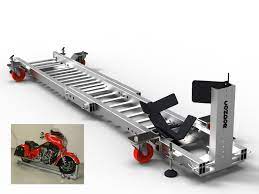 Our Garage Dolly Makes Moving Any Motorcycle Around Your Garage Simple Safe And Easy Works In A Trailer Too Motorrad Sicherheitstechnik