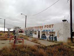 Today, however, this once vibrant icon sits abandoned in the arizona desert adjacent to its rival, interstate 40, at exit 219. Route 66 Wednesdays The Twin Arrow Trade Post And Padre Canyon