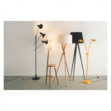 Wallace Oak Floor Lamp And Table With White Shade Oak Floor Lamp Floor Lamp Metal Floor Lamps