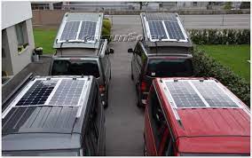 Camper van with solar panels. Volkswagen Vw T4 Or T5 Camping Vans Bus Install Flexible Solar Panels Guide How Many Ways To Install The Flexible Solar Panels On The Camper S Or Caravan S Roof Lensun Solar Panel