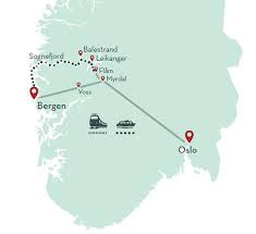 Image Result For Hangerfjord To Sognefjord To Flam Map Norway In A Nutshell Norway Balestrand