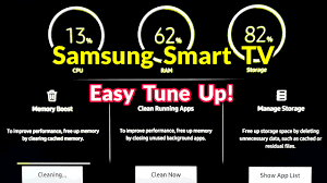 How To Easily Tune Up Samsung Ru7100 43 Inch Smart Tv 4k Apps Cpu Ram Software Update Youtube