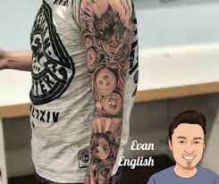 What was once a story about collecting magical wishing orbs turned into a series about combating against godlike adversaries. East Coast Worldwide On Twitter Anime Fan How About Dragon Ball Z Evan Did This Dbz Sleeve Last Week And Dang Professionaltattoo Dragonballz Animetattoo Tattoo Anime Https T Co Upl6xvirii Https T Co 7ungrllzhq