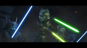 The Only Problem That I Have With Ahsoka S Reverse Grip Lightsaber Technique Is Something Is Usually Expo Star Wars Characters Star Wars Clone Wars Clone Wars