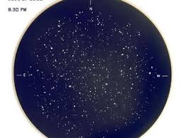 Stitched Star Chart Custom Embroidered Night Sky For A Pa