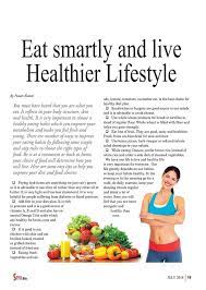 Our goal is to help you make smart. Eat Smartly And Live Healthier Lifestyle