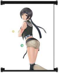 Final Fantasy VII Game Sexy Yuffie Fabric Wall Scroll Poster (16
