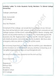 Full name of the invitee or host Invitation Letter Format Samples And How To Write An Invitation Letter A Plus Topper