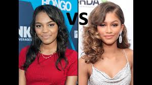 Follow me and my sisters group thriii (@thriiimusicgroup) and listen to our new song!. China Anne Mcclain Vs Zendaya Youtube