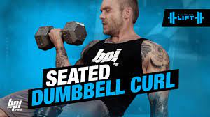Use the seated dumbbell wrist curl to build your forearms and improve your grip strength. Seated Dumbbell Curl Exercise The Proper Lift Bpi Sports Youtube