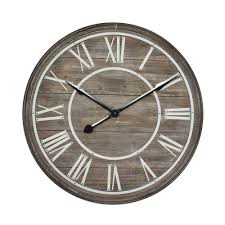 Horloge O 34 Cm Rome Bois Horloge Horloge Murale Et Horloge Led