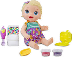Baby Alive Super Snacks Snackin’ Lily Baby: Blonde Baby Doll That Eats,  with Reusable Baby Alive Doll Food, Spoon and 3 Accessories, Perfect Doll  for ...