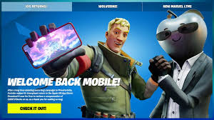 By the fortnite team heya people, it's time for an replace on some conversations we began final week: Fortnite Mobile Is Back Youtube