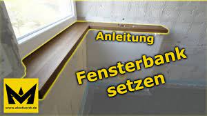 Die montage mithilfe von montagekleber. So Klappt Das Holzfensterbank Setzen Schnell Und Problemlos Diy Youtube