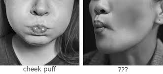 Also a sine function because said cheek is put in. What Is The Word For The Opposite Of Cheek Puff English Language Usage Stack Exchange