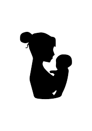Download Woman With Baby Silhouette Free Svg File Svgheart Com
