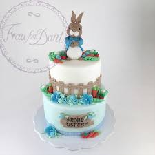 Kuchen aus dem backofen nehmen und lauwarm abkühlen lassen 2. Peter Hase Torte Frau Fon Dant