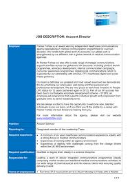 An influencer of public opinion, you grow brands and help drive sales through a range of pr tools such as news items, press releases, case studies, product placement and social media activity. Account Director Role Profile Packer Forbes Communications