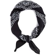 Black And White Paisley Bandana Topman Black Paisley Bandana Neckerchief Hair Accessories Headbands Bandanas Men Neckerchiefs