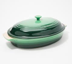 Le creuset stoneware casserole dish. Le Creuset 3 4 Qt Covered Oval Casserole Dish Qvc Com