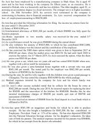 This means you pay a graduated amount depending on how much income you get. Solved Malaysian Tax 2020 Compute The Chargeable Income Chegg Com