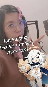 Lilypichu fandubs dubs Genshin Impact characters! (Source: Lily's TikTok  @lilypichuwastaken)