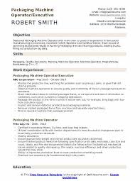 Click on any cv below to see it's full pdf version. Packaging Machine Operator Resume Samples Qwikresume
