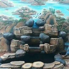 Yang termasuk seni dekorasi dua dimensi yaitu: Tukang Kolam Relief Tebing Facebook