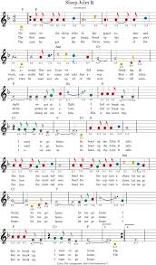 Perfect for all kind of your emotional and sensitive media projects: Download Easy Guitar Sheet Music For Sloop John B Featuring Piano Music Color Coded Full Size Png Image Pngkit
