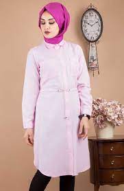 Gomlek Yaka Tesettur Tunik Modelleri Moda Tunik Moda Stilleri