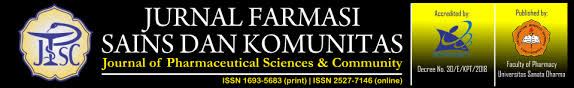 Jurnal Farmasi Sains Dan Komunitas Journal Of Pharmaceutical Sciences And Community