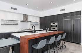 The first is a breakfast bar featuring 3 modern stools. Two Tier Kitchen Islands Design Ideas Designing Idea