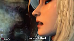 Samus Aran Alien Encounter